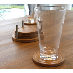 Glas- / Flaschenuntersetzer in runder Form